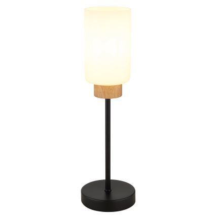 Globo - laualamp 1xE27/60W/230V must/valge