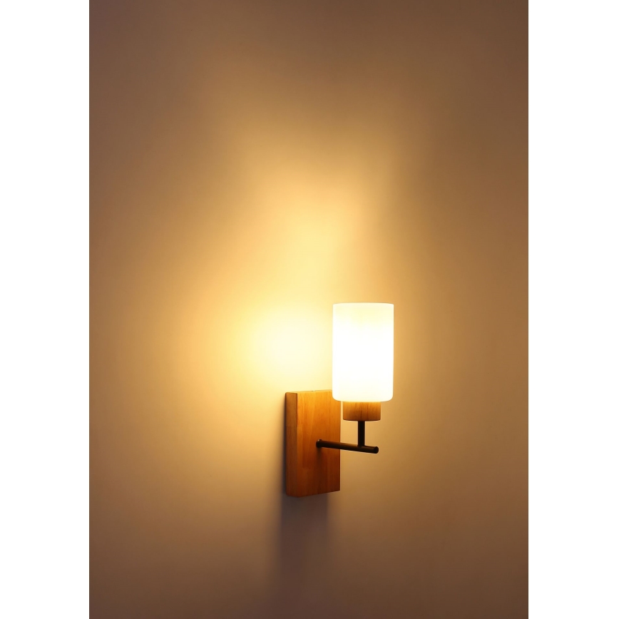Globo - Seinavalgusti 1xE27/60W/230V tamm/valge
