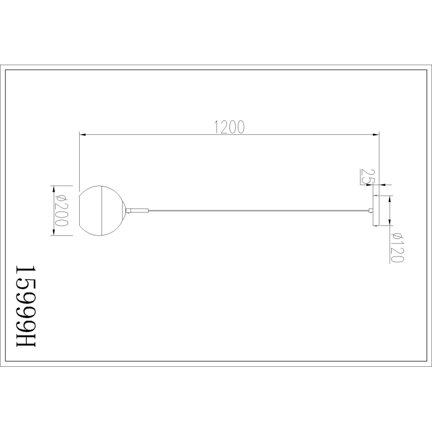 Globo - Ripplamp juhtmega 1xE27/60W/230V läbimõõt 20 cm