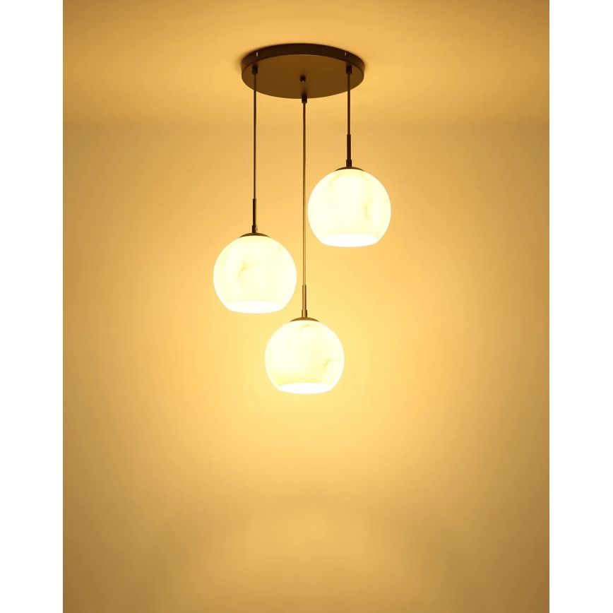 Globo - Ripplamp kaabliga 3xE27/60W/230V läbimõõt 42,5 cm