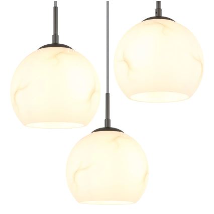 Globo - Ripplamp kaabliga 3xE27/60W/230V läbimõõt 42,5 cm
