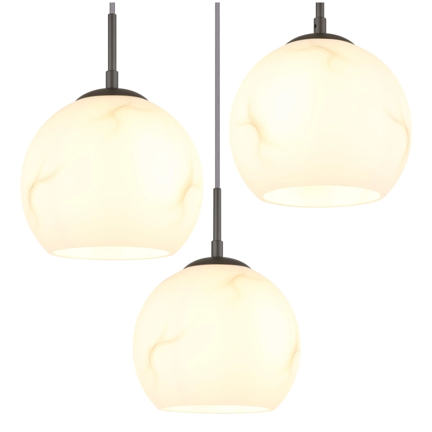 Globo - Ripplamp kaabliga 3xE27/60W/230V läbimõõt 42,5 cm