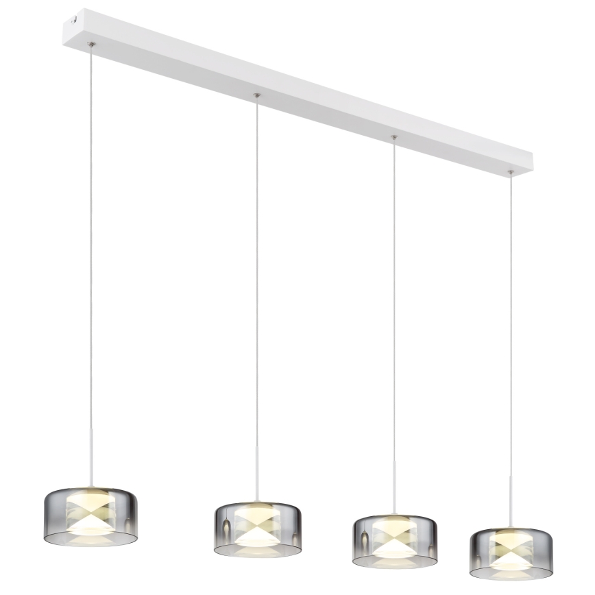 Globo - LED-rippvalgusti kaabliga LED/24W/230V valge/suitsune