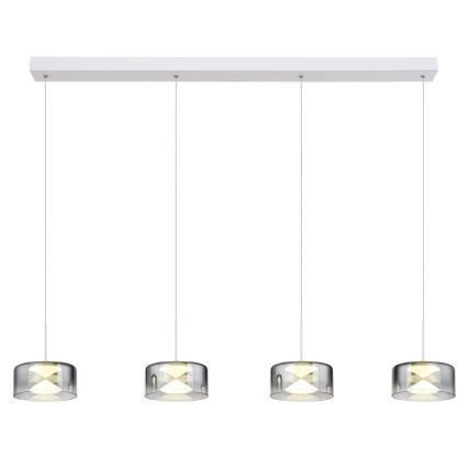 Globo - LED-rippvalgusti kaabliga LED/24W/230V valge/suitsune