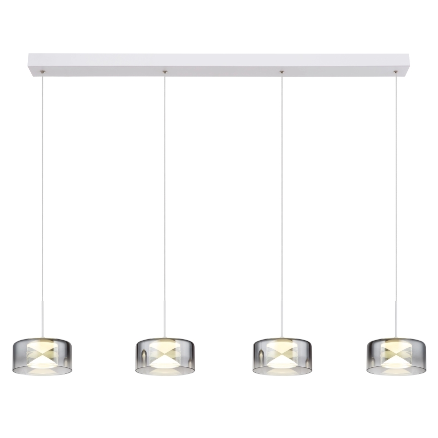 Globo - LED-rippvalgusti kaabliga LED/24W/230V valge/suitsune
