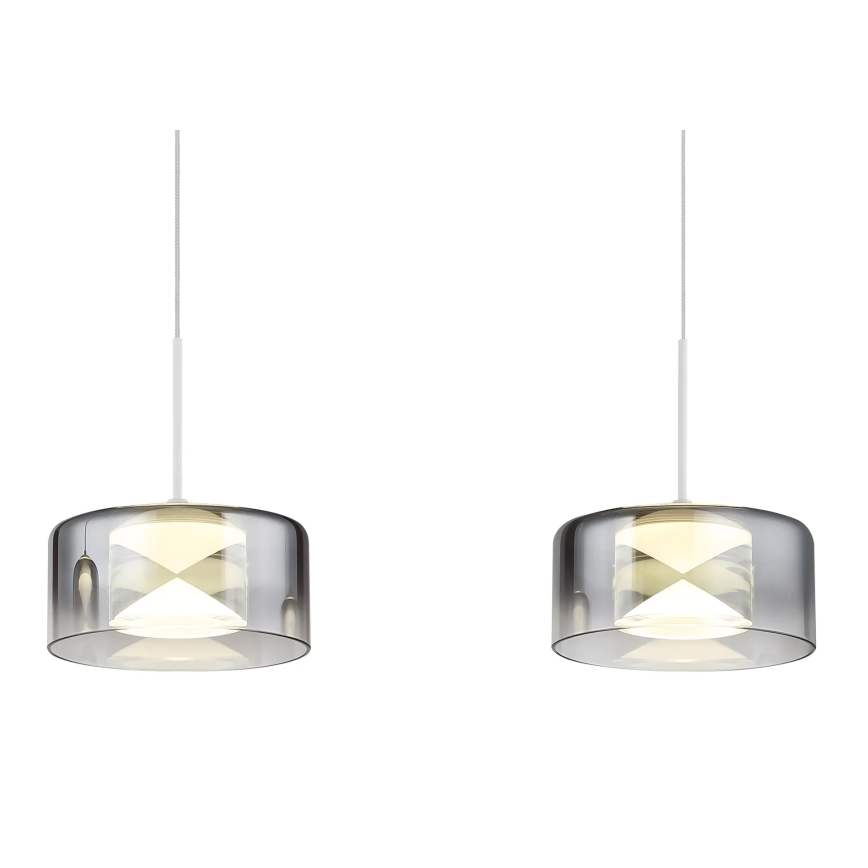 Globo - LED-rippvalgusti kaabliga LED/24W/230V valge/suitsune