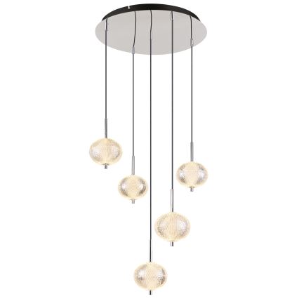 Globo - LED Lühter 5xLED/6,6W/230V 3000/4500/6500K