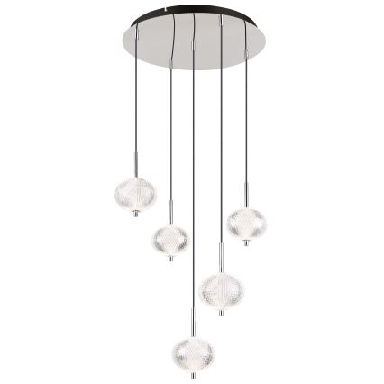 Globo - LED Lühter 5xLED/6,6W/230V 3000/4500/6500K