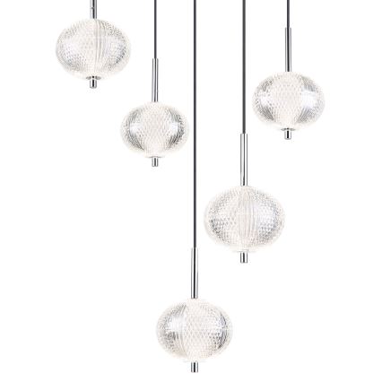 Globo - LED Lühter 5xLED/6,6W/230V 3000/4500/6500K