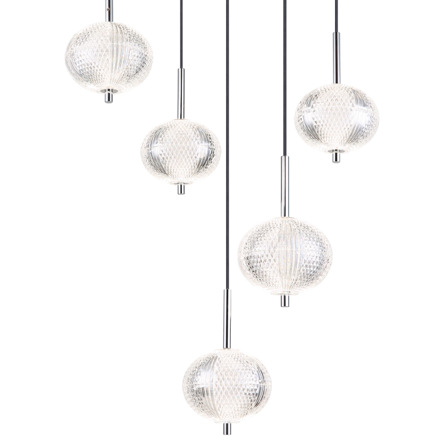 Globo - LED Lühter 5xLED/6,6W/230V 3000/4500/6500K