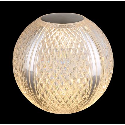 Globo - LED Hämardatav puutetundlik laualamp LED/2W/5V 1200 mAh USB läbipaistev