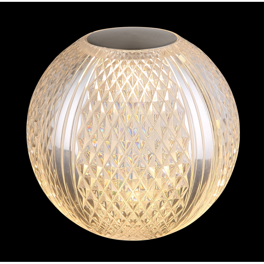 Globo - LED Hämardatav puutetundlik laualamp LED/2W/5V 1200 mAh USB läbipaistev