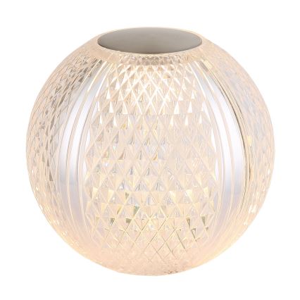 Globo - LED Hämardatav puutetundlik laualamp LED/2W/5V 1200 mAh USB läbipaistev