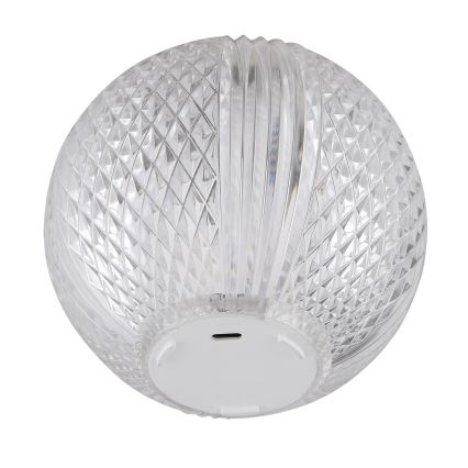 Globo - LED Hämardatav puutetundlik laualamp LED/2W/5V 1200 mAh USB läbipaistev