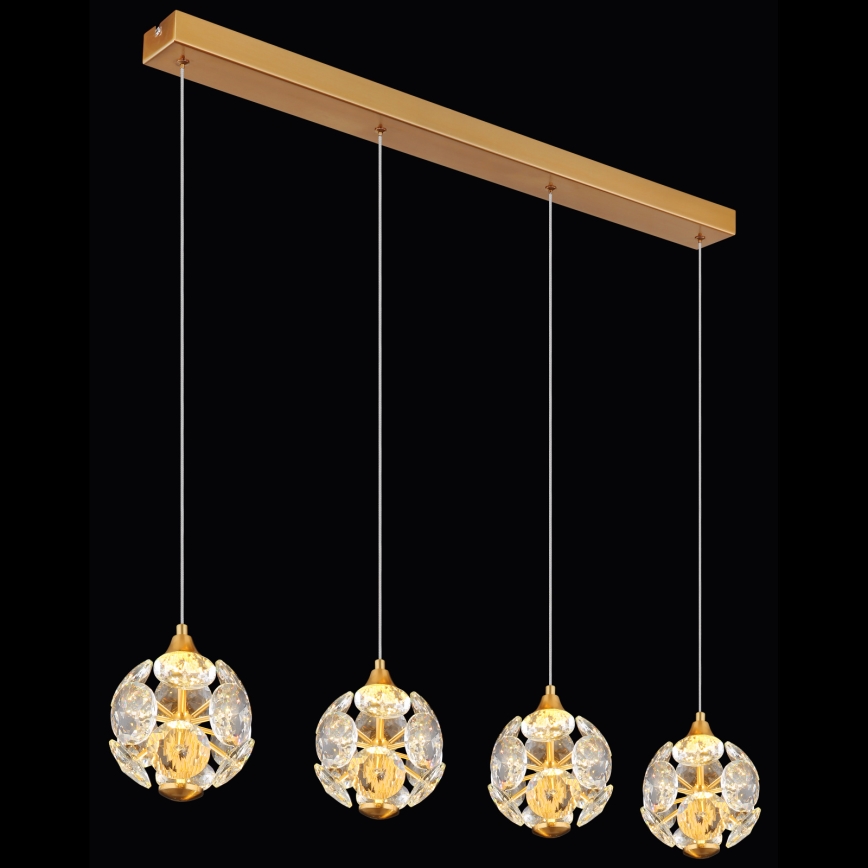 Globo - LED-rippvalgusti kaablil LED/32W/230V 3000K kuldne