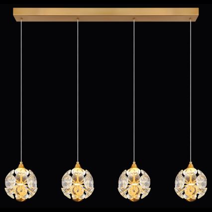 Globo - LED-rippvalgusti kaablil LED/32W/230V 3000K kuldne