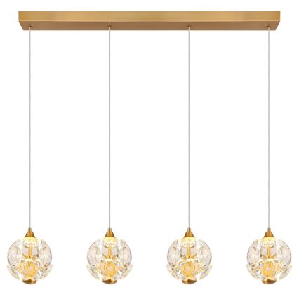 Globo - LED-rippvalgusti kaablil LED/32W/230V 3000K kuldne