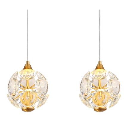 Globo - LED-rippvalgusti kaablil LED/32W/230V 3000K kuldne