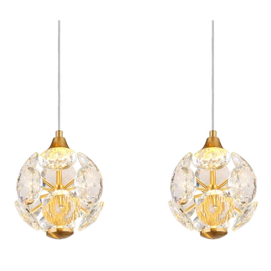 Globo - LED-rippvalgusti kaablil LED/32W/230V 3000K kuldne
