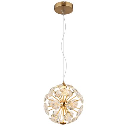 Globo - LED-ripplühter kaabliga LED/12W/230V 3000K kuldne