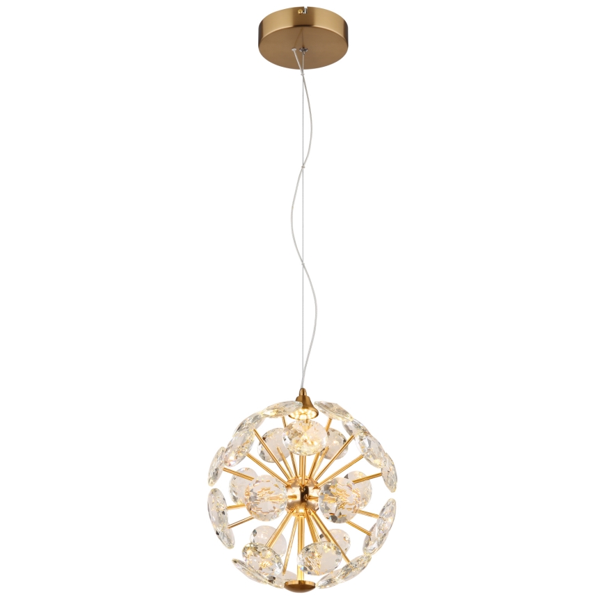 Globo - LED-ripplühter kaabliga LED/12W/230V 3000K kuldne
