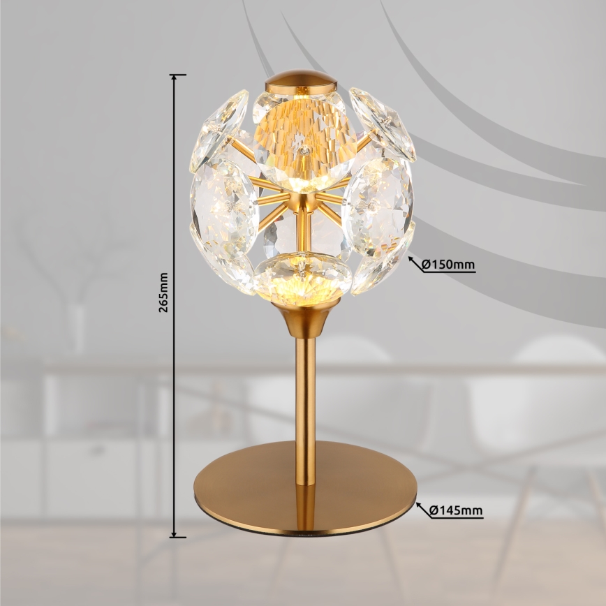 Globo - LED lauavalgusti LED/8W/230V 3000K kuldne