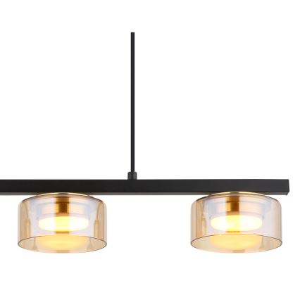 Globo - LED Lühter 3xGX53/6W/230V suitsune/pruun