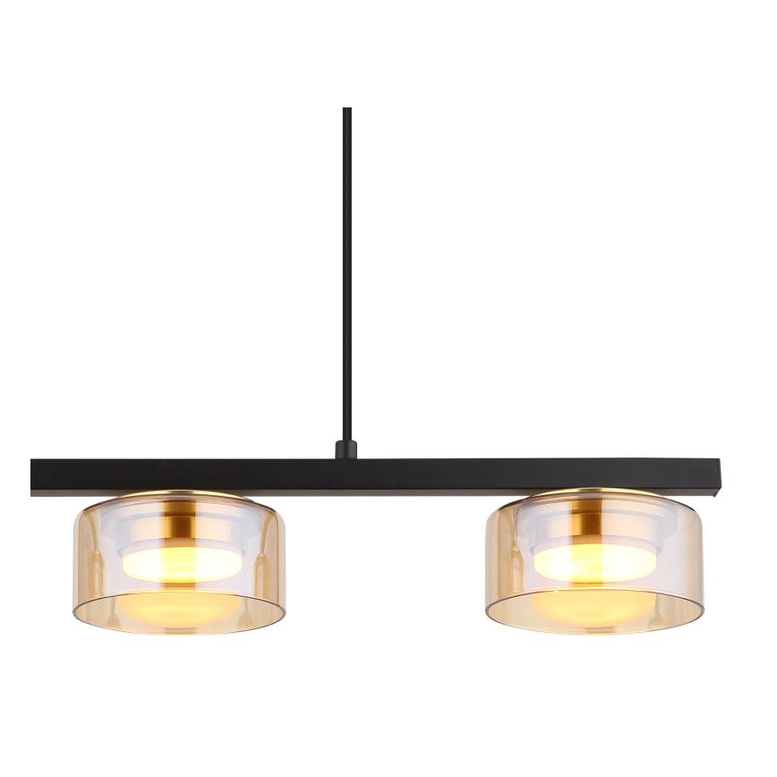 Globo - LED Lühter 3xGX53/6W/230V suitsune/pruun