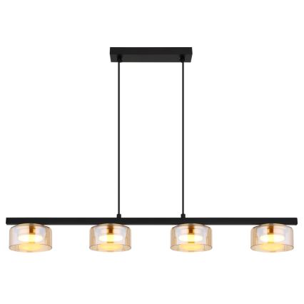 Globo - LED Lühter 4xGX53/6W/230V suitsune/pruun