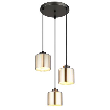 Globo - Lühter 3xE27/60W/230V läikiv kroom d. 33 cm