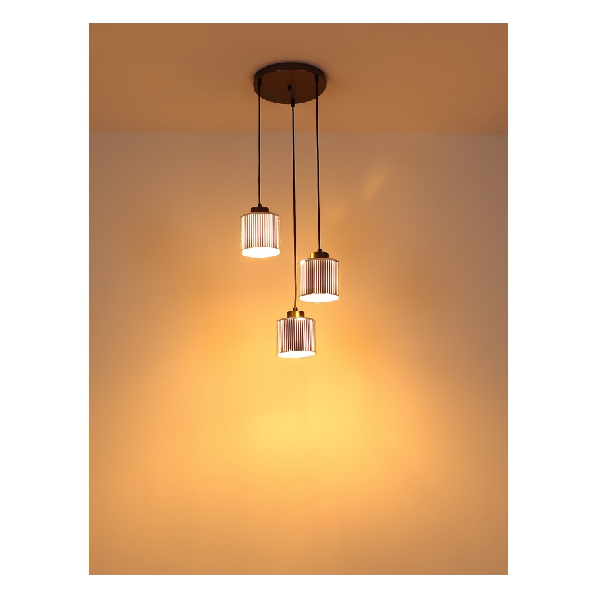 Globo - Lühter 3xE27/60W/230V läikiv kroom d. 33 cm