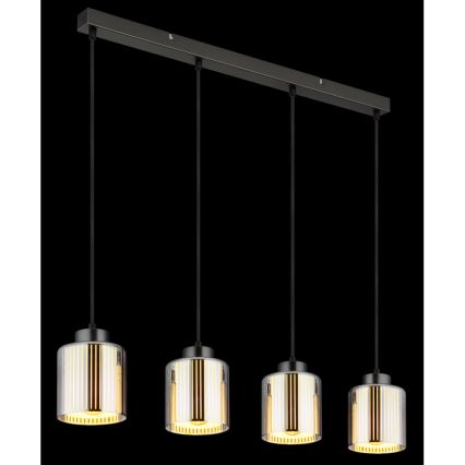 Globo - Lühter 4xE27/60W/230V läikiv kroom