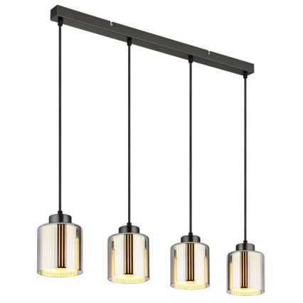 Globo - Lühter 4xE27/60W/230V läikiv kroom