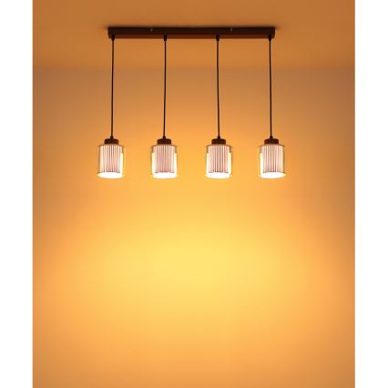 Globo - Lühter 4xE27/60W/230V läikiv kroom