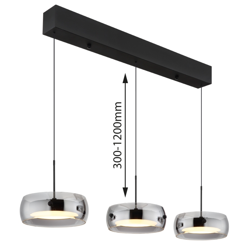 Globo - LED-rippvalgusti kaabliga LED/30W/230V 3000K