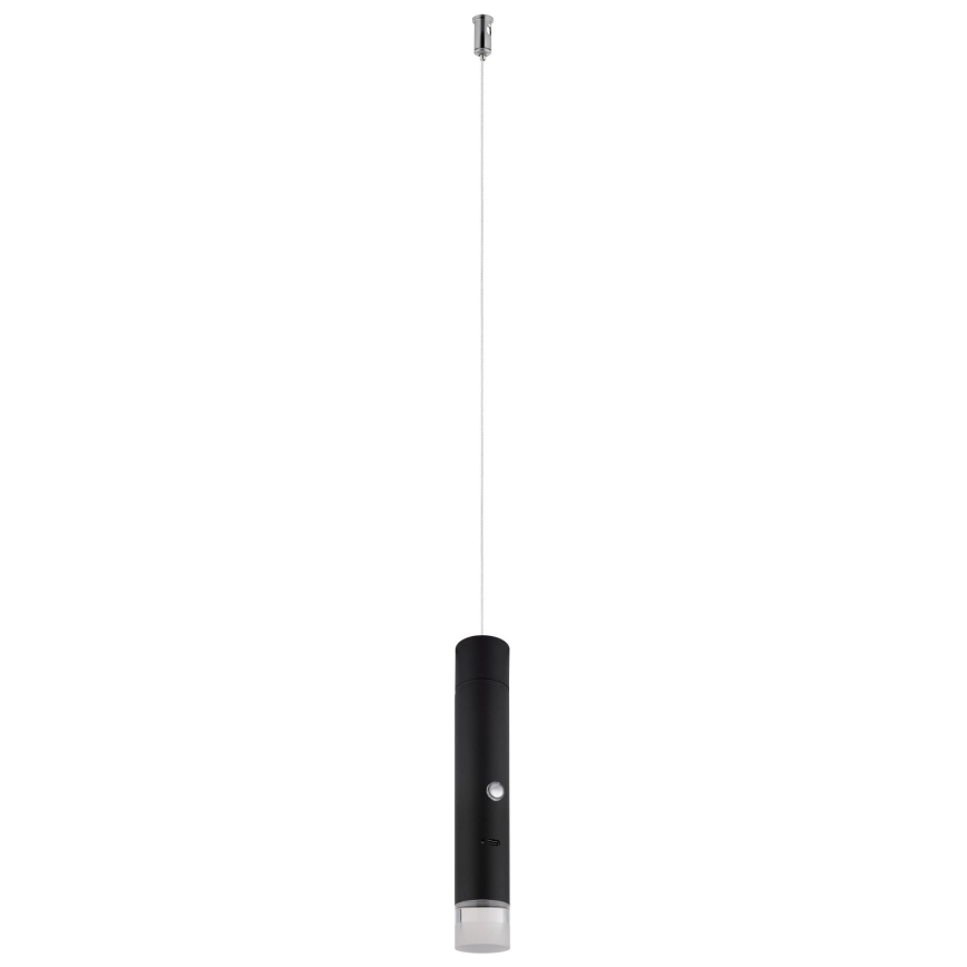 Globo - LED hämardatav puutetundlik laetav valgusti 2-ühes LED/2W/230/5V must