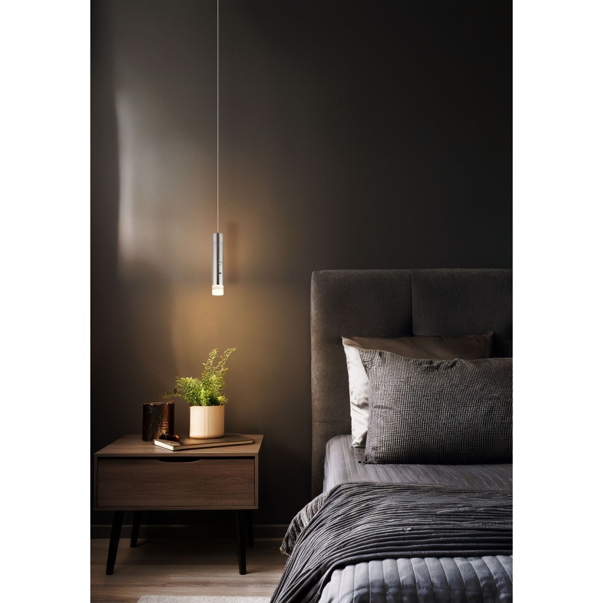 Globo - hämardatav puutetundlik laetav 2-ühes LED/2W/230/5V mattkroom