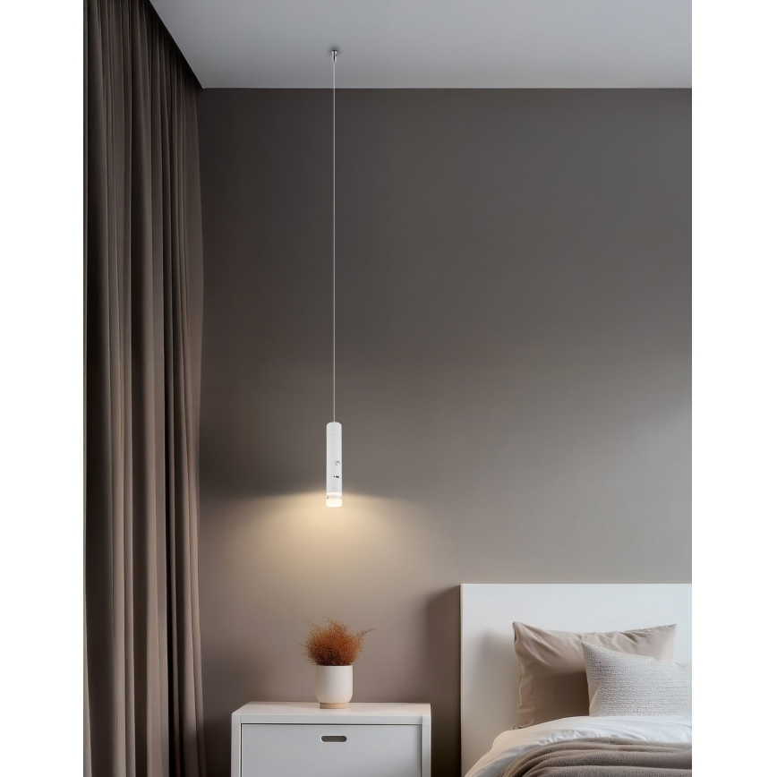 Globo - LED hämardatav puutekontrolliga laetav valgusti 2-ühes LED/2W/230/5V valge