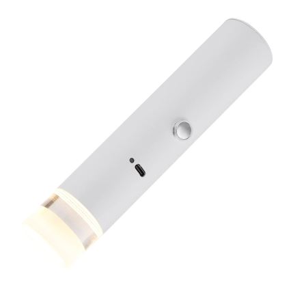 Globo - LED hämardatav puutekontrolliga laetav valgusti 2-ühes LED/2W/230/5V valge