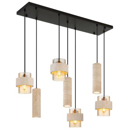 Globo - Kaabliga ripplamp 4xE27/40W/230V + 3xGU10/10W