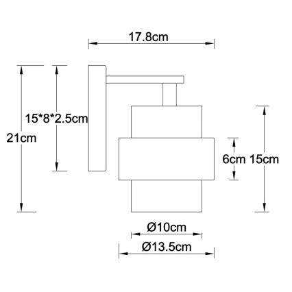 Globo - Seinavalgusti 1xE27/40W/230V