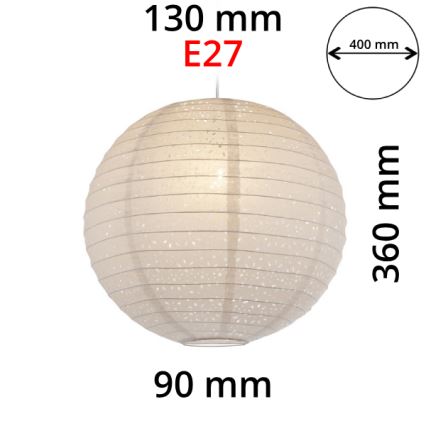 GLOBO 16910 - Lambivari lühtrile VARYS E27 pr.40 cm