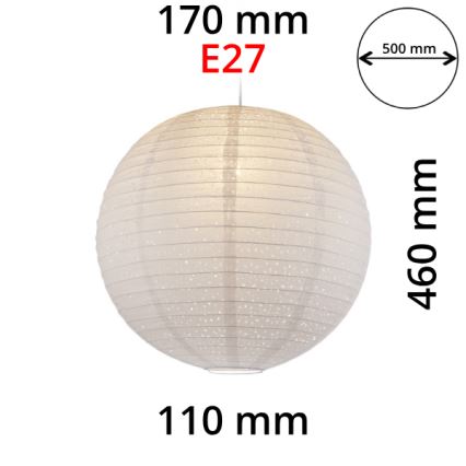 GLOBO 16911 - Lambivari lühtrile VARYS E27 pr.50 cm