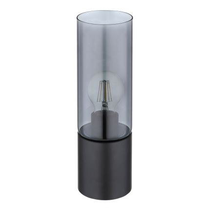 Globo - Puutetundlik laualamp 1xE27/25W/230V d. 9 cm must