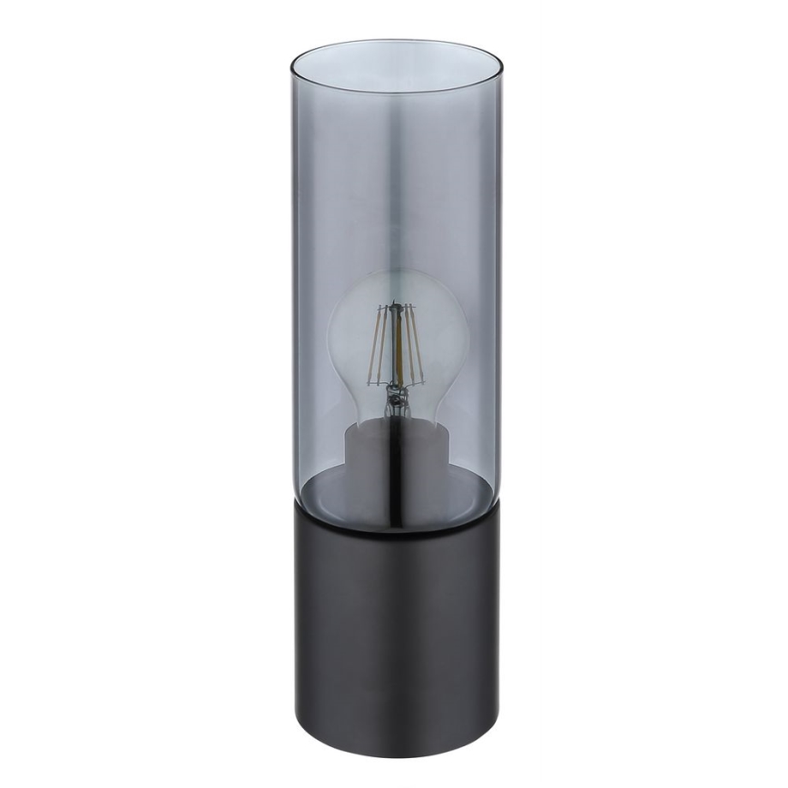Globo - Puutetundlik laualamp 1xE27/25W/230V d. 9 cm must