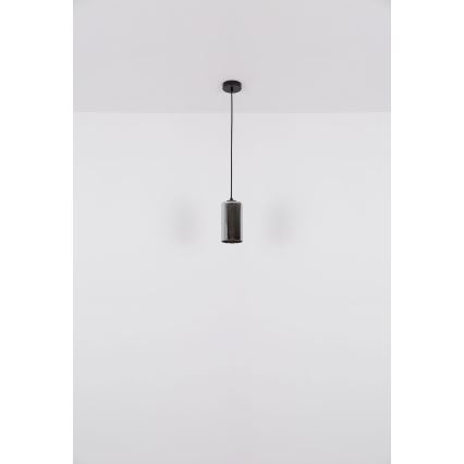 Globo - Lühter 1xE27/25W/230V d. 11 cm must