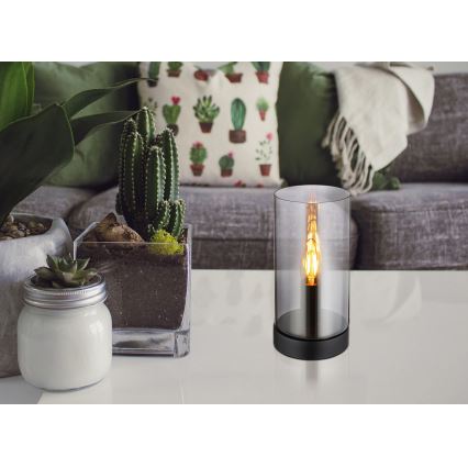 Globo - Laualamp 1xE14/25W/230V d. 11 cm must