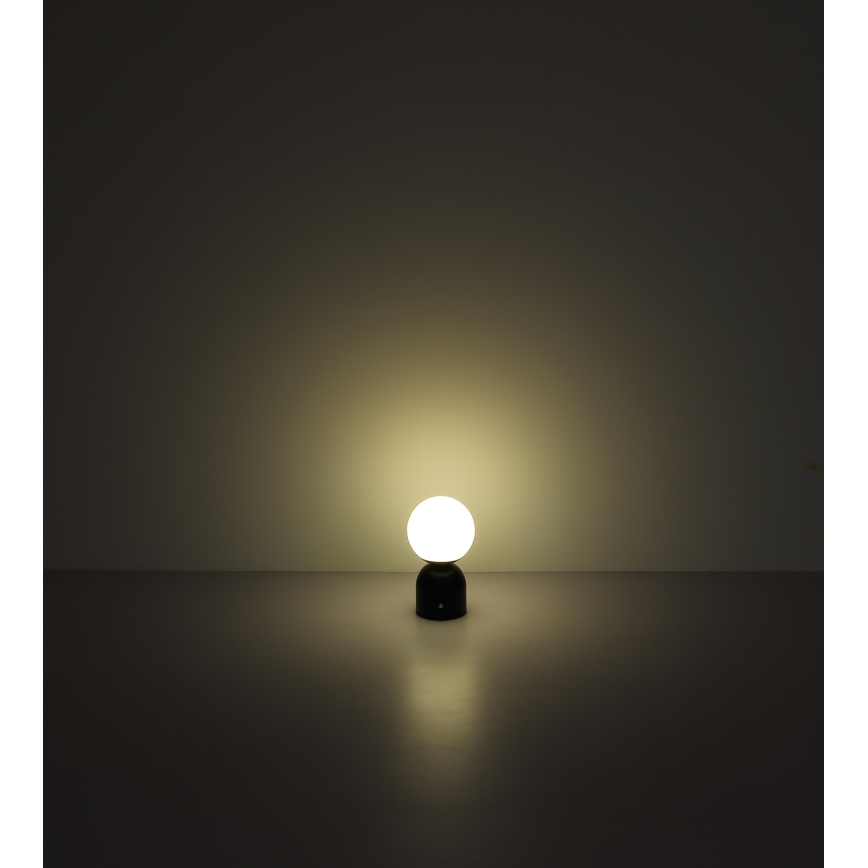 Globo - LED Hämardatav puutetundlik laualamp LED/2,5W/3,7V 2700K/4000K/6500K 1800mAh USB matt kroom