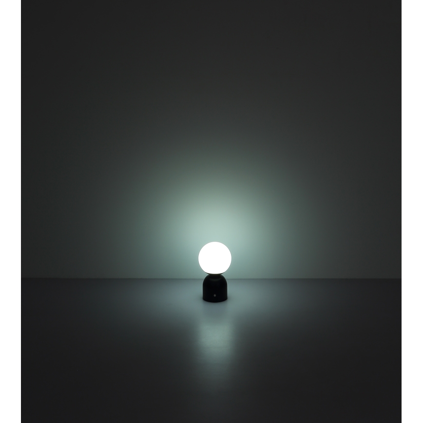 Globo - LED Hämardatav puutetundlik laualamp LED/2,5W/3,7V 2700K/4000K/6500K 1800mAh USB matt kroom