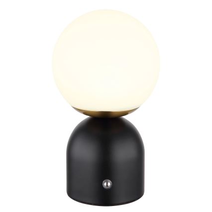 Globo - LED Hämardatav puutetundlik laualamp LED/2,5W/3,7V 2700/4000/65000K 1800 mAh USB must